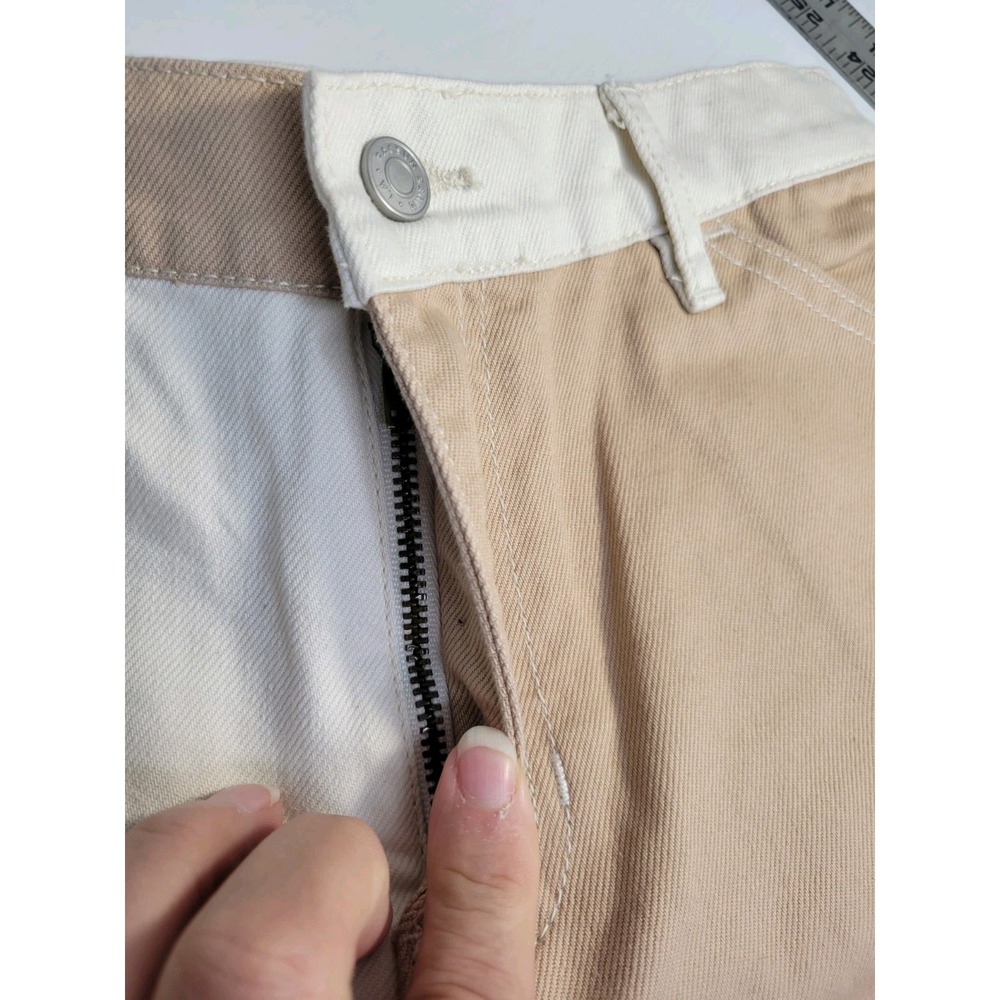 Denim‎ Shorts Kids Sz 14 Adjustable Waist. To Grow, Pockets, Cargo Color Block - Picture 12 of 15